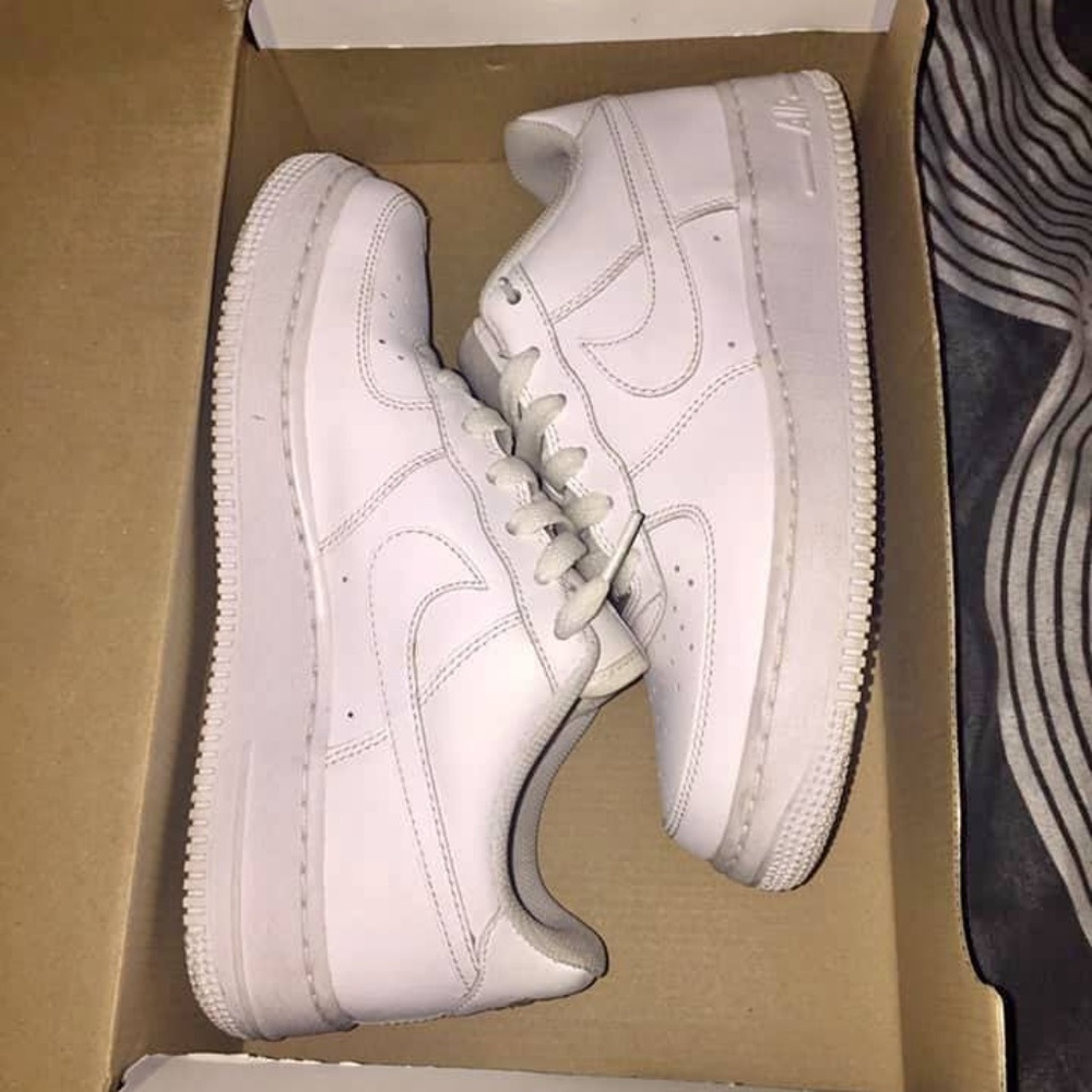 White Air Force 1s